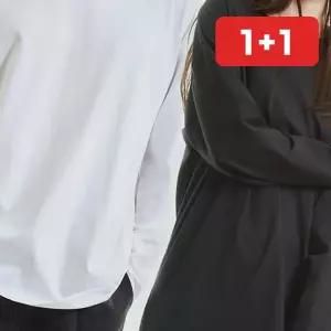 티셔츠 오버핏 긴팔 라운드넥 무지티 데일리 면티