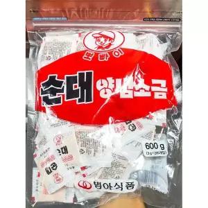 범아 순대소금 3gX200입 업소 일회용 테이크아웃