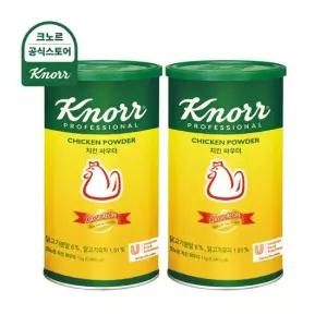 크노르 치킨 파우더 1kg 2개