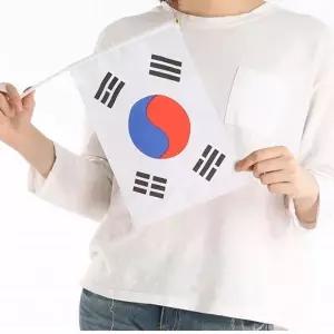 축제체육대회 수기태극기 응원용품 10개 게양용깃발