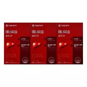 대웅제약 에너씨슬 콜레다운 850mg X 30캡슐 3박스 밀크씨슬 간건강 홍국 실리마린추출물 콜레스테롤 케어