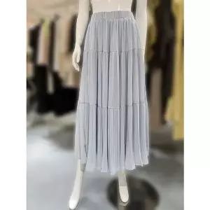 [NS홈쇼핑]쉬폰 플리츠 롱 스커트(AK04WNPSK33)[35758572]
