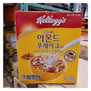 KELLOGGS 아몬드 푸레이크 600gx3개 b51690 (29259983)