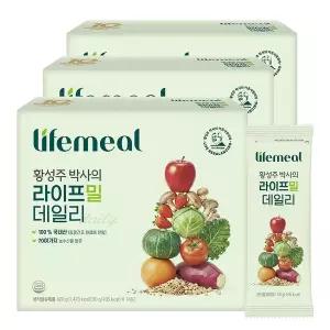 [하프클럽/그리심]이롬 황성주 1일1생식 라이프밀 데일리 14포 3박스-아침 식사 대용 간편식 영양식
