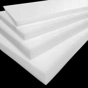 PE폼 발포지 완충재 단열재 두꺼운 스티로폼 화이트 500x1000mm 20T 1장