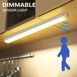 10-50cm 모션 센서 라이트 무선 LED 램프 USB 배터리 충전식 벽등 가정용 방 침실 주방 조명