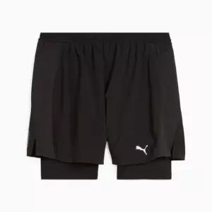 [갤러리아] 푸마(PUMA)남녀공용 반바지 런 벨로시티 2IN1 쇼츠 52725701/블랙