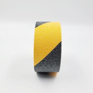검은색 노란색 야외용 미끄럼방지 테이프5M X 5CM