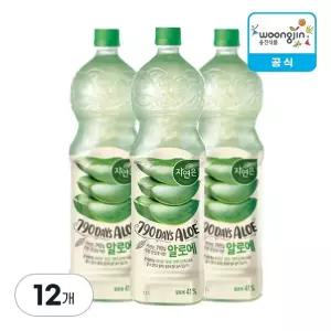 [G] 웅진식품 자연은 알로에 1.5L, 12개