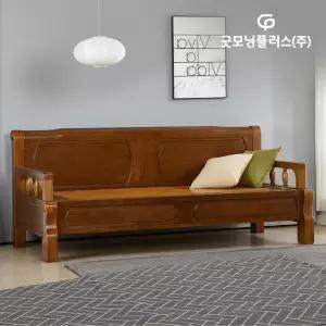 굿모닝플러스 GM3-WC02 황토볼 카우치 3인용 온열 온돌 돌쇼파 흙쇼파