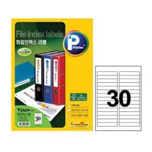 IOWD33FCE 라벨 애니 화일 지 30칸 V3450 인덱스 100매 프린텍