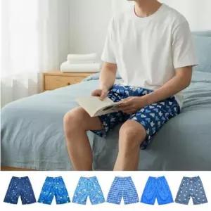 시원한잠옷 국산 남자 특면 면 40수 빅사이즈 잠옷 반바지 파자마 110