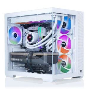 써멀테이크 LCGS 뷰 u2870TS-380 게이밍 데스크톱(인텔 코어 울트라 9 285K, 터프램 32GB DDR5 6400MT/s RGB 메모리, 엔비디아 지포스 RTX 5070 Ti, 2TB NVMe M.2, WiFi, 윈도우 11) V38S-Z890-57T-LCS