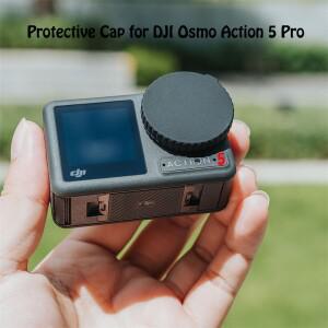 DJI Osmo Action 5 Pro 4 3 용 카메라 렌즈 먼지 커버 DJI Action 5 Pro 용 미끄럼 방지 실리콘 방진 보호