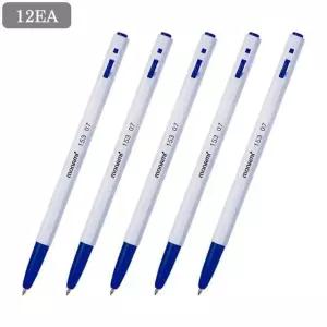 모나미 12EA 153볼펜0.7mm 청색