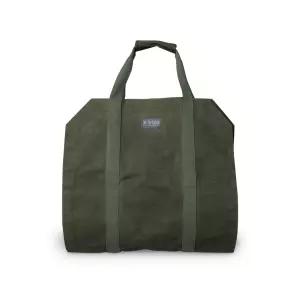 HDG 프리미엄 왁스 캔버스 장작가방 47 .3cm 발수 벽난로 통나무 캐리어 홀더