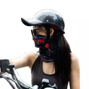 전기 헬멧 야구 모자 유니버설 하프 성격 사계절 경량 통기성 레트로 수탉 YH XL