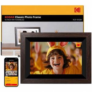 32GB 저장 공간이 있는 KODAK 10.1인치 WIFI 디지털 액자 전자 스마트 액자 1280X800 IPS 터치스크린 자동 회전 여성 어머니의 날 크리스마스를 위한 순간 선물 공유