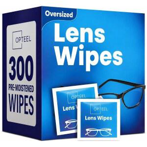 OPEEL 스크린 클리너 전자제품 휴대폰 컴퓨터 카메라 및 모든 렌즈 부드럽고 순한 300CT 미리 촉촉하고 개별적으로 포장된 U2013 퀵 드라이 스트릭 프리 물티슈