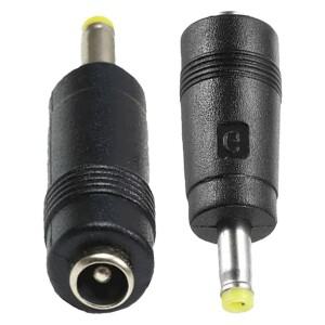 5개 DC 전원 어댑터 변환기 세트 - 노트북/PC/CCTV/LED/라우터용 5.5mm×2.1mm 암-4.0mm×1.7mm 수 플매트