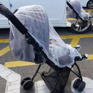 외출용 유모차 가림막 덮개 유모차방충망커버 여름용유모차메쉬망 벌레퇴치유모차커텐