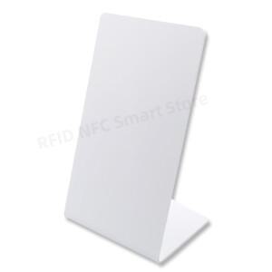 NFC 블랭크 스탠드 13.56Mhz 프로그래밍 가능 NT/AG 215 구글 리뷰 브래킷 표면 프린팅 카드 맞춤 제작
