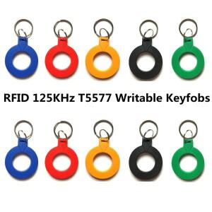10pcs T5577 EM4305 복사 재기록 가능 쓰기 재작성 중복 RFID 태그 125khz 카드 근접 토큰 Keyfobs