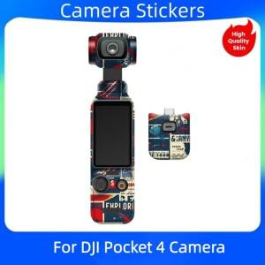 DJI Pocket 4 카메라 스티커 비닐 랩 필름 Osmo 본체 보호용 스크래치 방지 데칼 스킨 프로텍터 코트