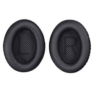 전문가용 교체 이어 패드 BOSE QC 35 / 25 15 QC2 AE2I AE2W 사운드 링크 트루 소프트 단백질 가죽 소음 차단 메모리