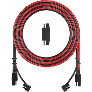 OYMSAE SAE 연장 케이블 6피트 16AWG SAE에서 퀵 디스커넥트 와이어 트롤링 모터 RV 배터리 모터사이클 자동차 트랙터용 태양광 패널 커넥터 케이블 16 게이지