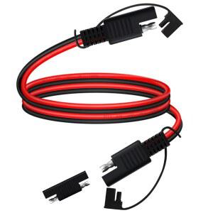 YINGAYOU 14AWG SAE 연장 케이블 12V 24V 배터리 퀵 커넥터 연장 태양광 패널 트롤링 모터 자동차 RV용 (1M)