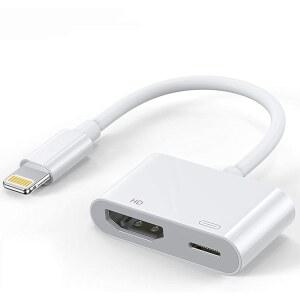 애플호환 LIGHTNING에서 HDMI 어댑터 아이폰호환 / IPAD용 MFI 인증 디지털 AV 동글 케이블을 통해 TV 프로젝터 모니터의 화면 동기화