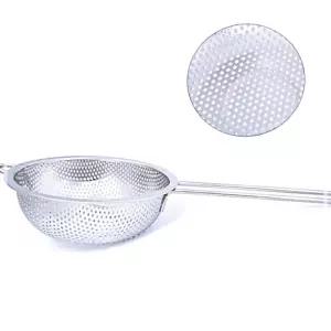 IKW8CE107 편수 펀칭볼-17cm 바구니 주방용품 스텐대야 스텐양푼 야채믹싱볼 쌀함박 소쿠리 스텐 채반