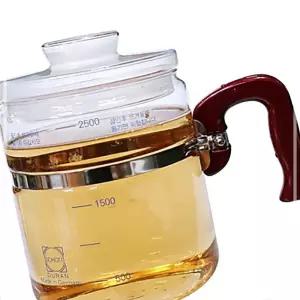 IKW818E98 열탕기 2.5L 티메이커 전기티포트 직화내열주전자 약탕기 중탕기 차탕기 차포트 유리