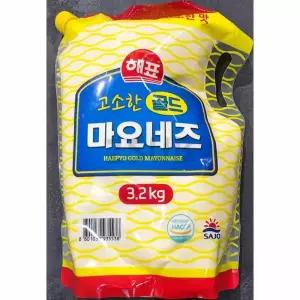 둘섭 마요네즈 스파우트팩 사조 3.2k X4 김밥마요네즈