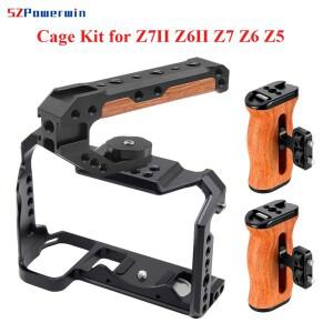 Powerwin 카메라 케이지 키트  니콘 호환 Z7II Z5 범용 핸드헬드 리그 프레임 짐벌 Arri 로케이팅 나사 나
