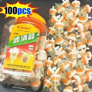 100pcs 자동차 먼지 포켓 자전거 오토바이 스쿠터 모토 크로스 액체 필터 액세서리에 대 한 가스 가솔린