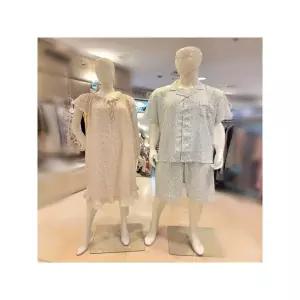 [하프클럽/바바라 언더웨어]  AMP4626SAGW4626L 커플 시어서커4626L원피스세트