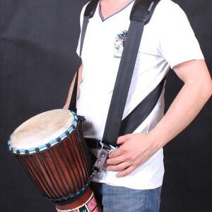 조정  Djembe 아프리카 핸드 드럼 숄더 스트랩 타악기 부품용 폴리에스테르 벨트 130-190cm