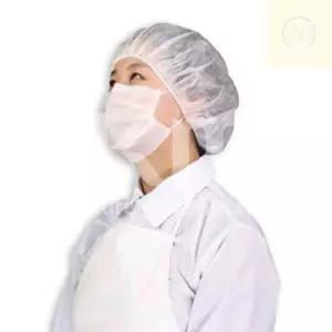 솔이월드 일회용 부직포 헤드캡 30G 100개입 요리모자 배식모자