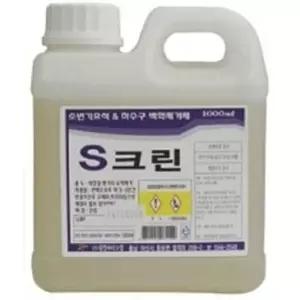 (1L) S크린 요석 제거제/세척/클리너/세정/사무실/욕실/석회/배수구/냄새/화장실/변기/찌든때/청소/소변기