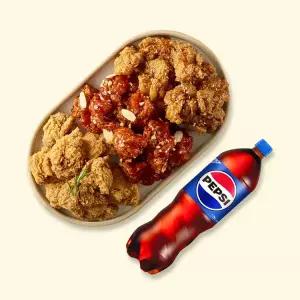 [자담치킨] 3반순살치킨세트(간장)+콜라1.25L