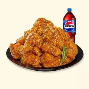 [자담치킨] 왓더핫치킨+콜라1.25L
