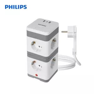 필립스 고용량 파워타워 멀티탭 8구 USB C타입 A타입 3M 납작 콘센트