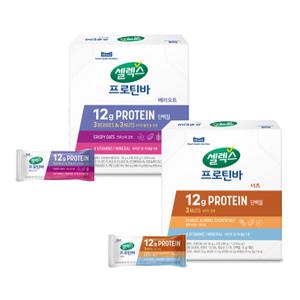 셀렉스 프로틴바, 베리오트, 50g, 6개 + 너츠, 50g, 6개