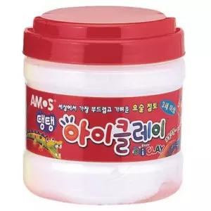탱탱 아이클레이 버켓 400g 흰색