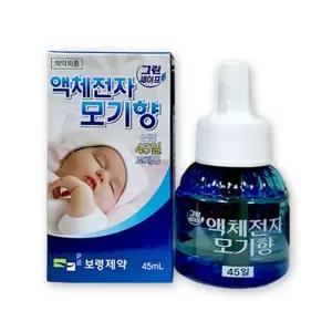 그린세이프 액체전자모기향 교체용 훈증기 리필 액체전자 모기 향 훈증기 약