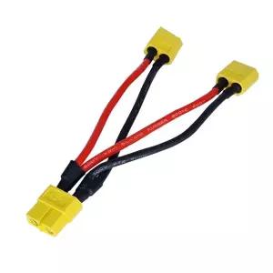 XT60 배터리 병렬연결 실리콘 커넥터 케이블 14AWG