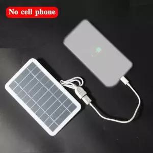 태양광모듈 태양열 USB 안전 충전휴대용 태양 전지 패널 5V 2W 광 보조베터리 전화 야외 캠핑 홈 배터리 충