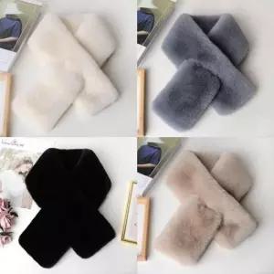 여성 숏 머플러 페이크퍼 목도리 밍크 스타일 스카프매는법 짧은목도리 밍크목도리